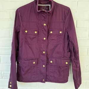 J. Crew Women's Burgundy Field Jacket